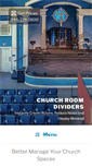 Mobile Screenshot of churchroomdividers.com
